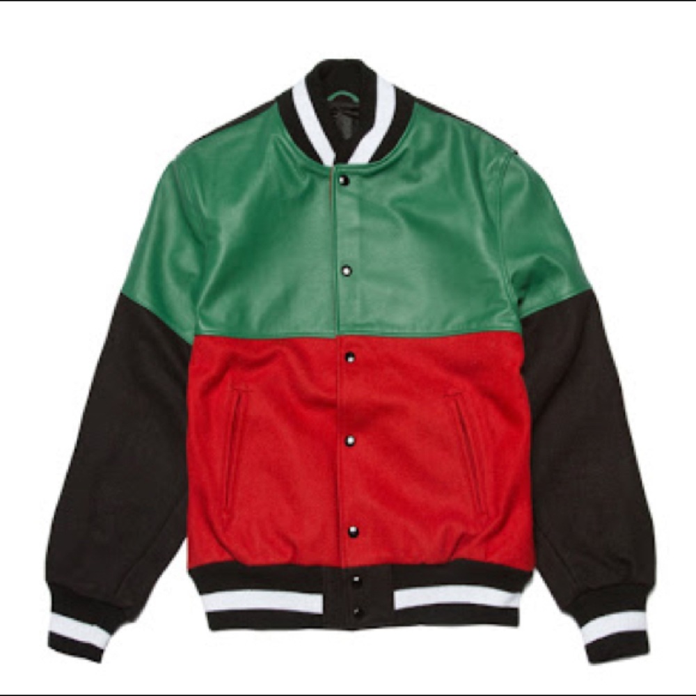 BNWT BLACK SCALE x GOLDEN BEAR Varsity Jacket